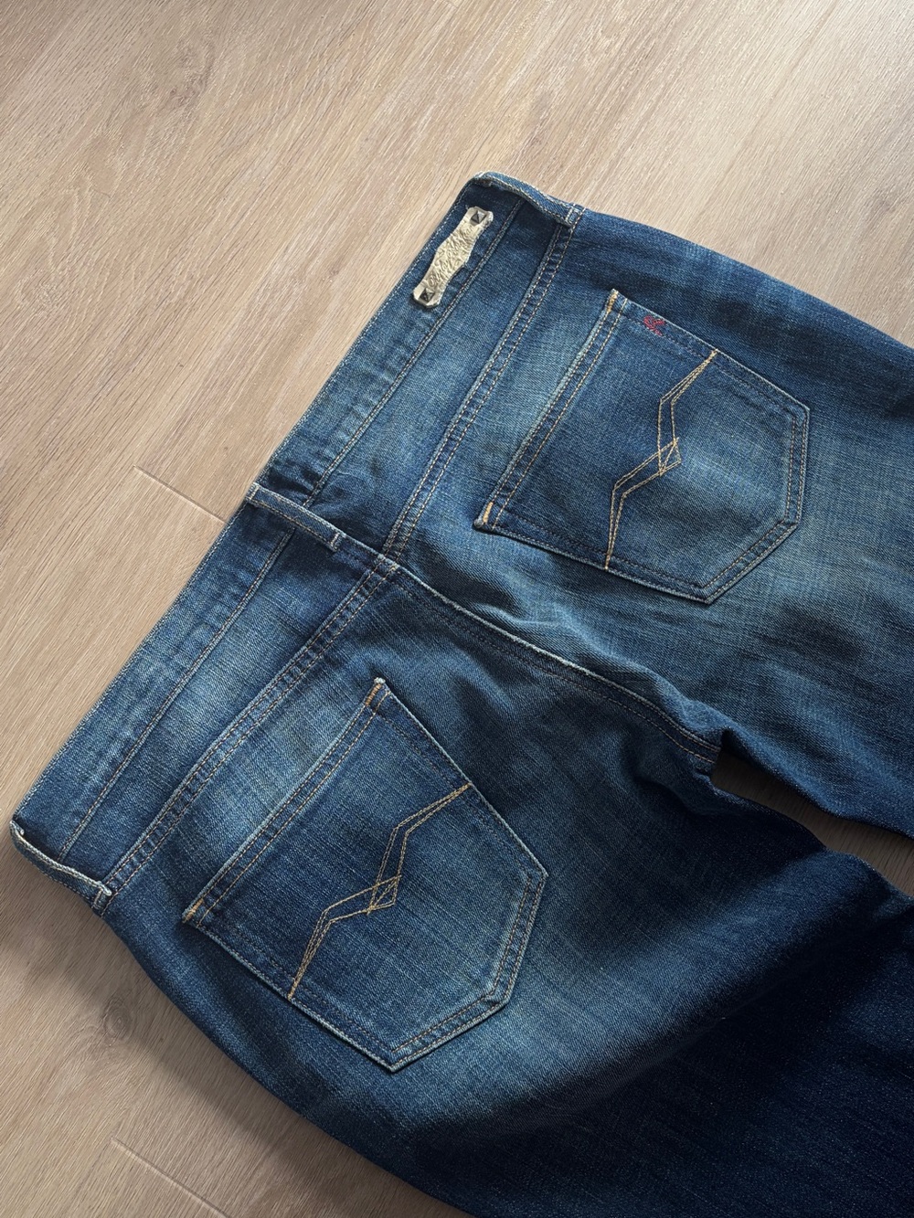 Replay Y2K Radell Low Rise Blue Faded Bootcut Jeans - Picture 7 of 9